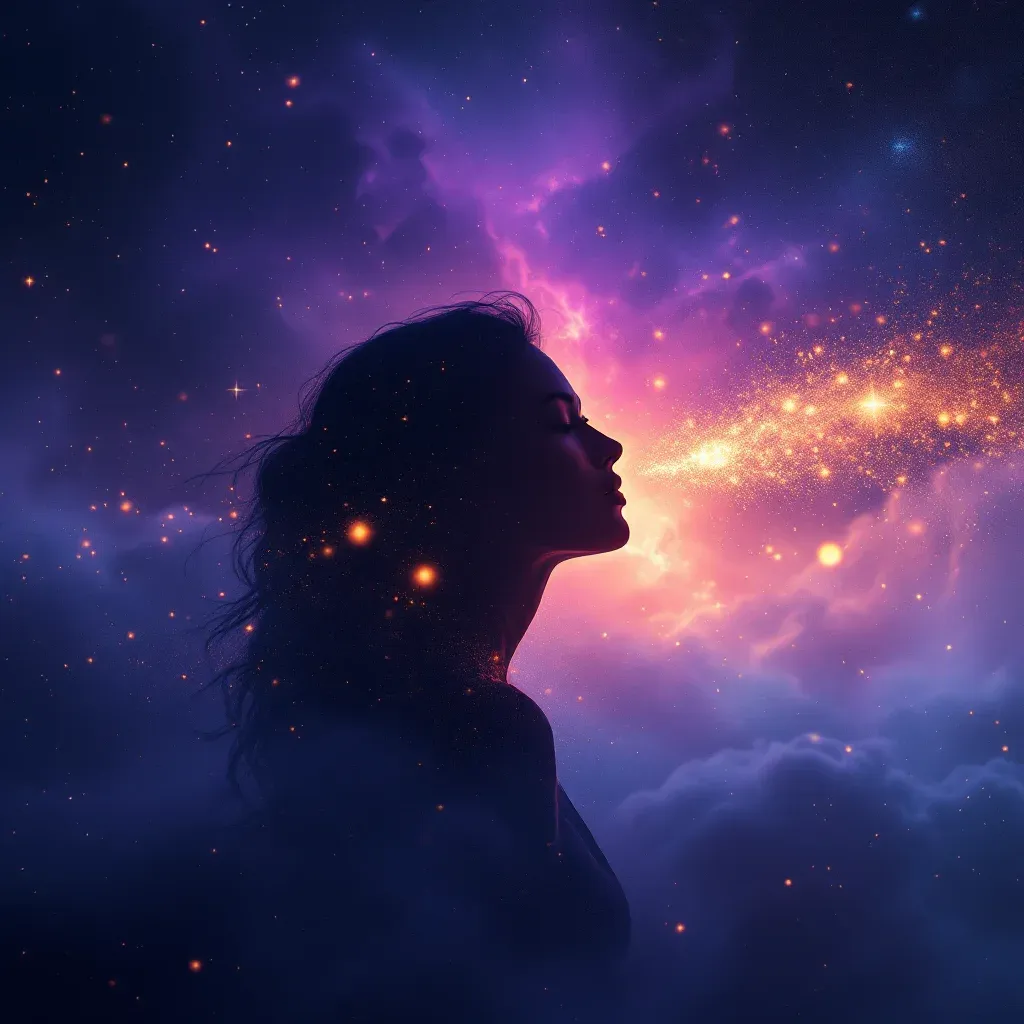 Ağlayarak Konuşmak — Sevgilinin Karısıyla Konuşmak sembolünün ağlayarak konuşmak varyantını temsil eden cosmic mini görsel.