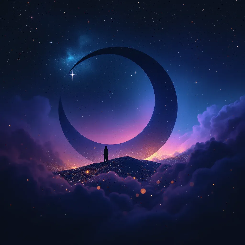 Berrak ve Işıklı Yağmur — Yağmur Yağması sembolünün berrak ve işıklı yağmur varyantını temsil eden cosmic mini görsel.