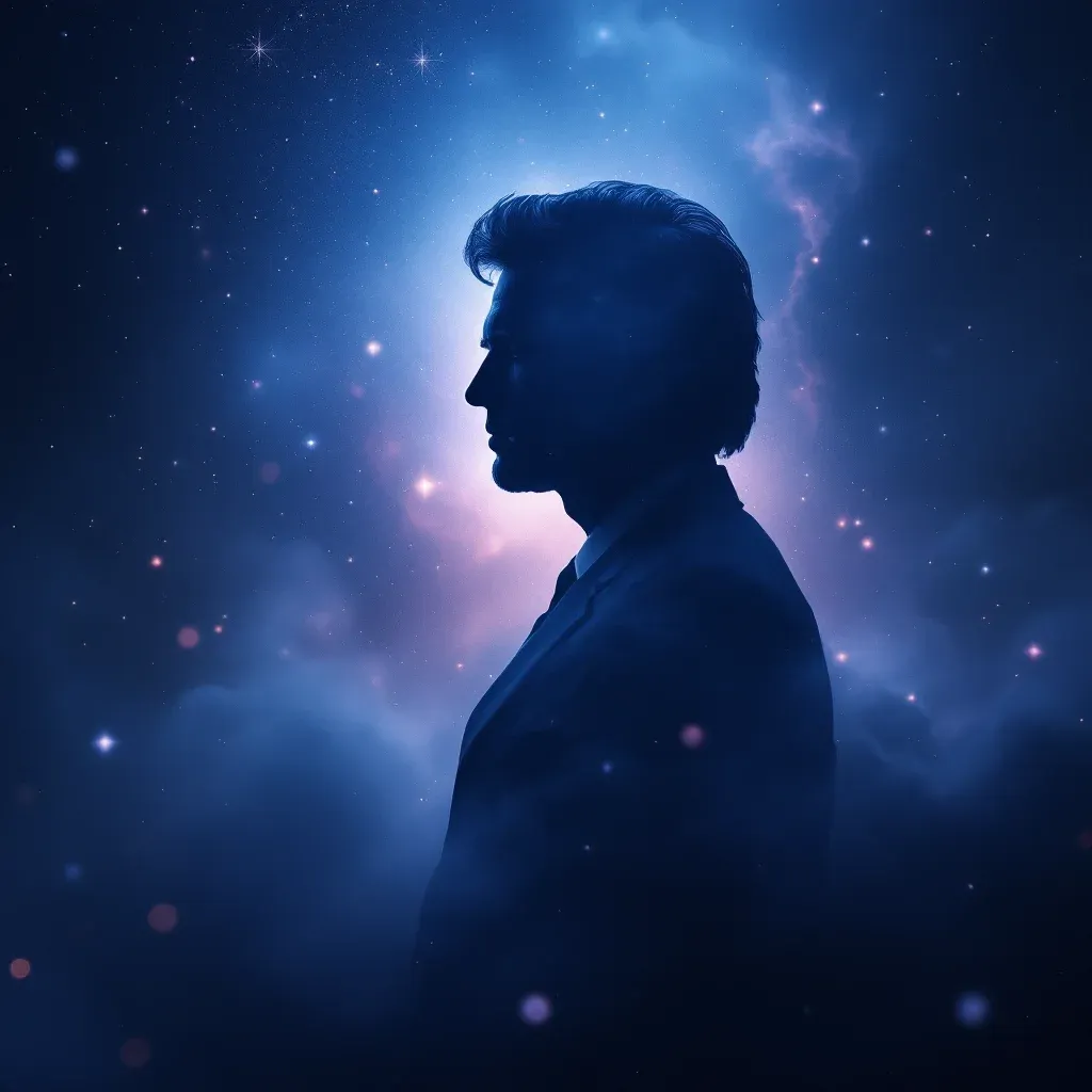 Beyaz Amerikan Başkanı — Amerikan Başkanını sembolünün beyaz amerikan başkanı varyantını temsil eden cosmic mini görsel.