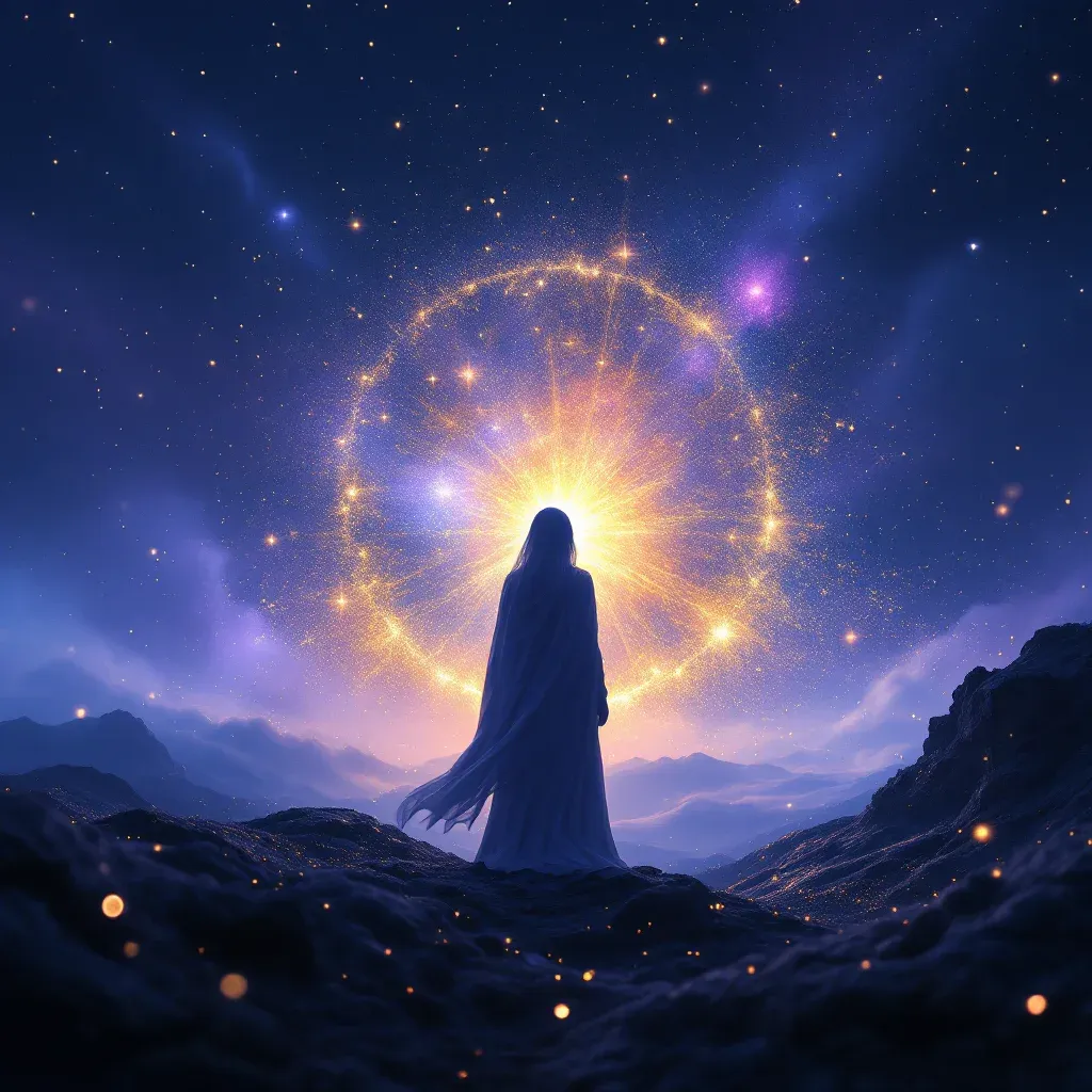 Beyaz Çağıran Kişi — Birinin Seni Çağırması sembolünün beyaz çağıran kişi varyantını temsil eden cosmic mini görsel.