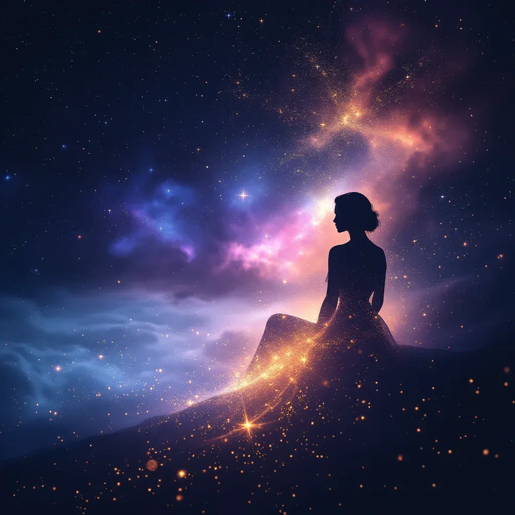Beyaz Düğün — Ruyada Dugune Gitmek sembolünün beyaz düğün varyantını temsil eden cosmic mini görsel.