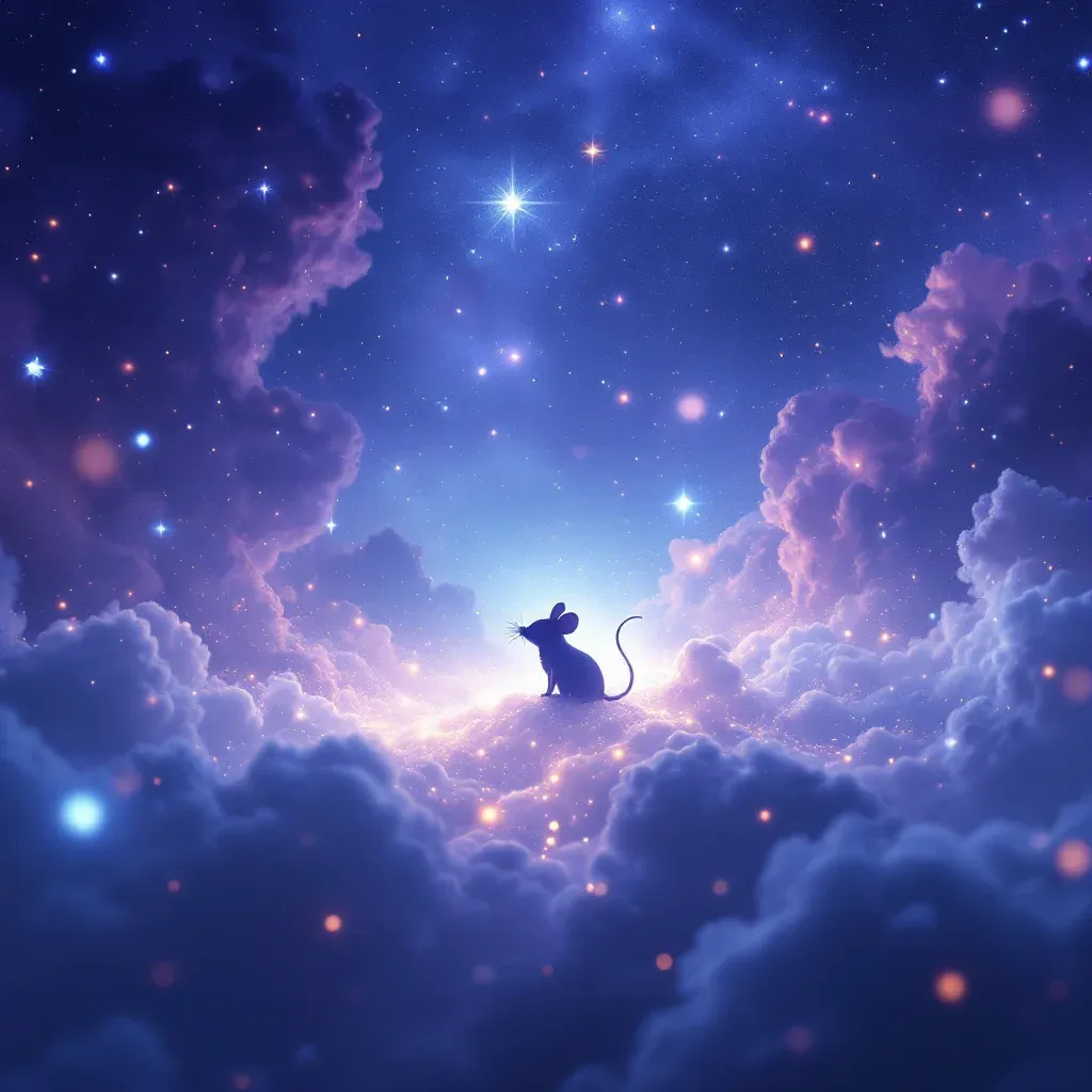 Beyaz Fare — Fare Görmek Ne Anlama Gelir sembolünün beyaz fare varyantını temsil eden cosmic mini görsel.