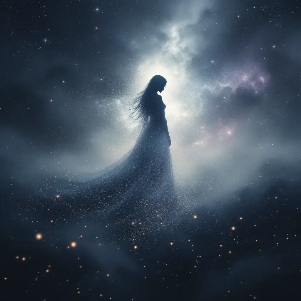Gri ve Bulutlu Havada Biriyle Konuşarak Yürümek — Biriyle Konuşarak Yürümek sembolünün gri ve bulutlu havada biriyle konuşarak yürümek varyantını temsil eden cosmic mini görsel.