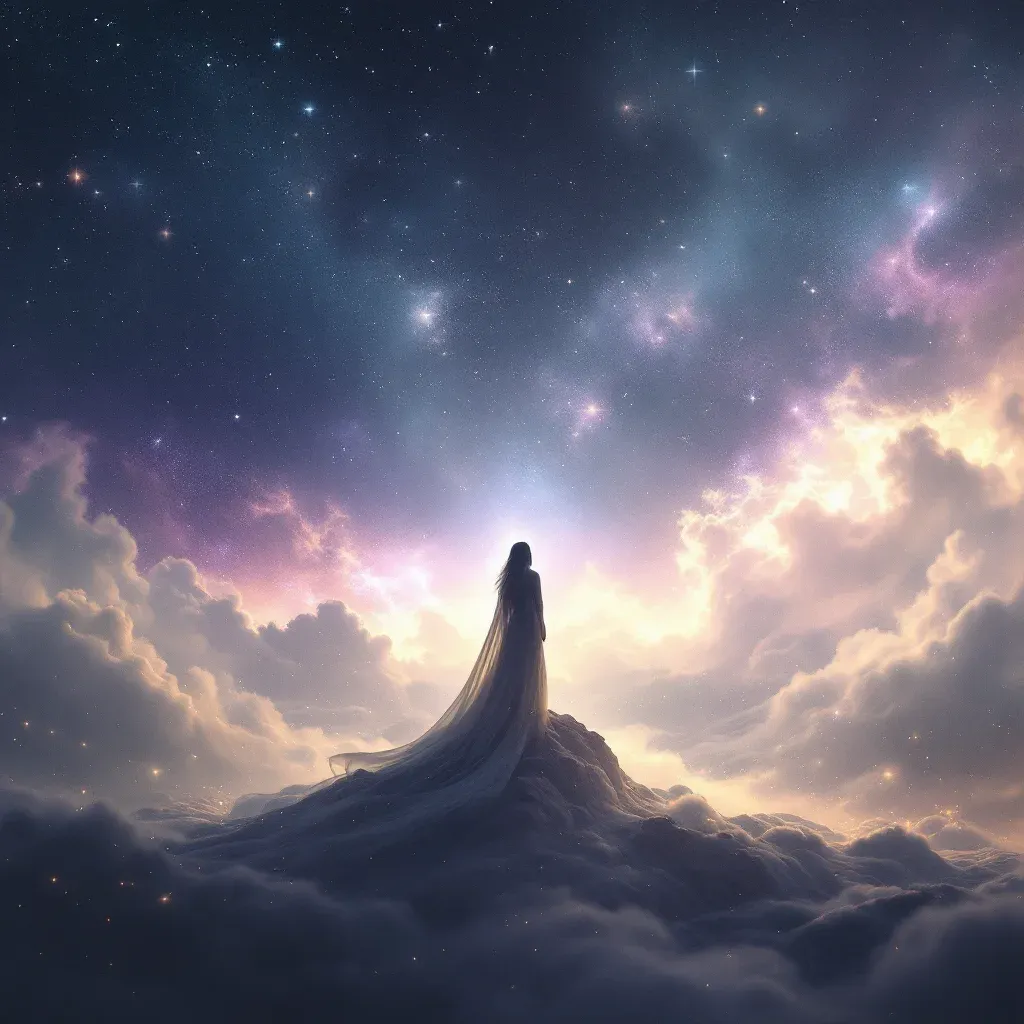Griye Dönük Beyazlık — Tanıdık Birinin Saçının Beyazladığını sembolünün griye dönük beyazlık varyantını temsil eden cosmic mini görsel.