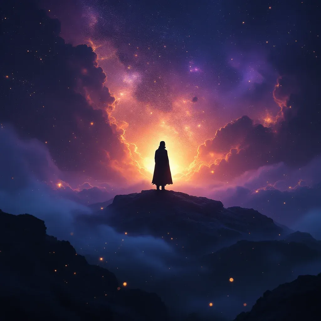 Ibn Sîrin Penceresi — Ruyada Kuran Okumak sembolünün ibn sîrin penceresi varyantını temsil eden cosmic mini görsel.