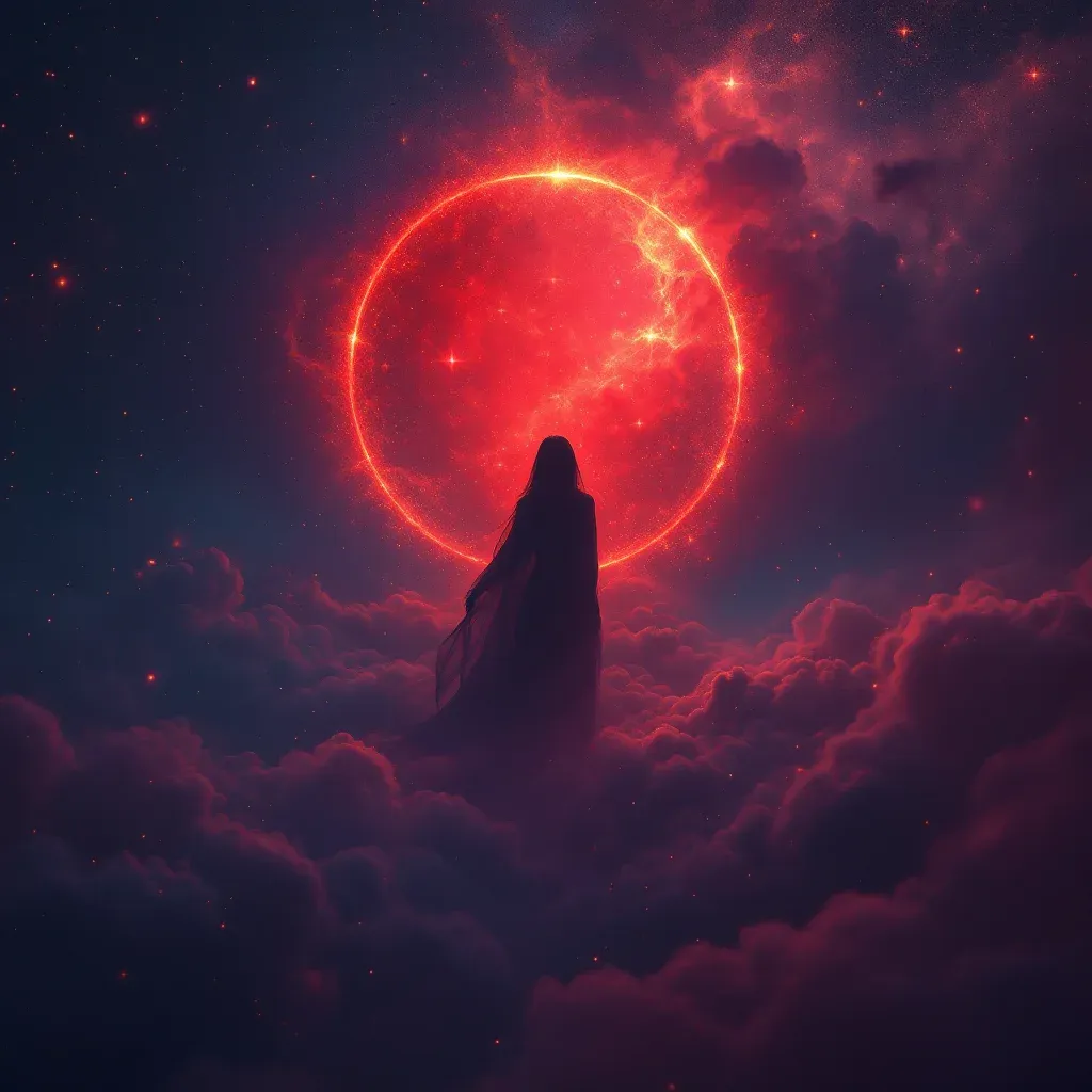 Kırmızı Alev — Bir Yerin Yandığını sembolünün kırmızı alev varyantını temsil eden cosmic mini görsel.