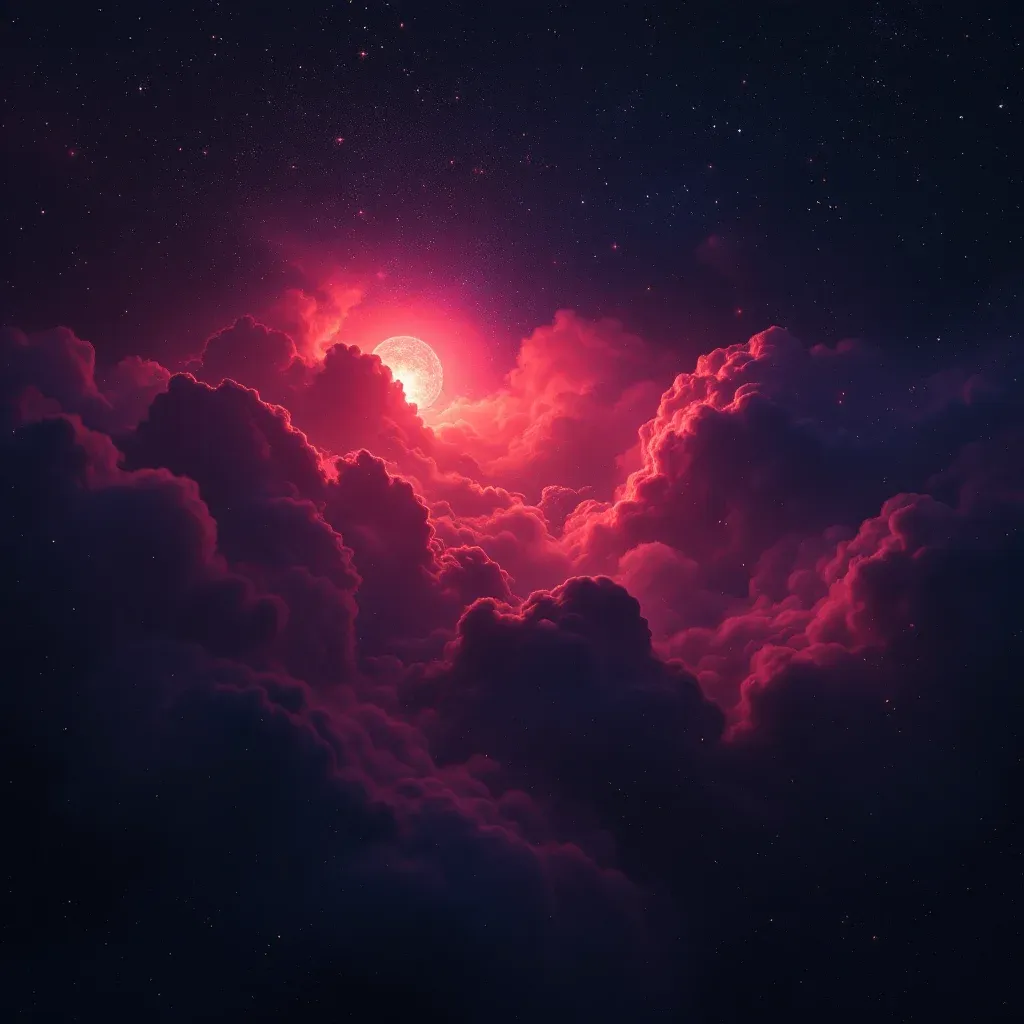 Kırmızı Cenin — Ruyada Cenini Eline Almak sembolünün kırmızı cenin varyantını temsil eden cosmic mini görsel.