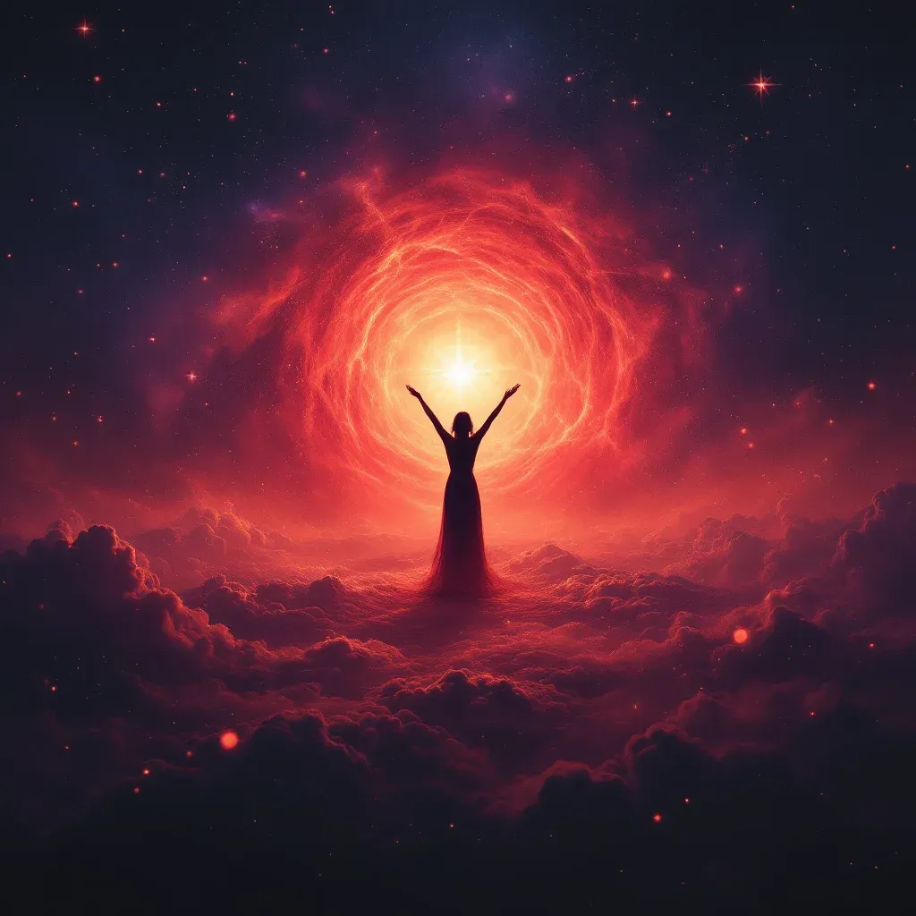 Kırmızı Çiçek — Çiçek Söküp Dikmek sembolünün kırmızı çiçek varyantını temsil eden cosmic mini görsel.