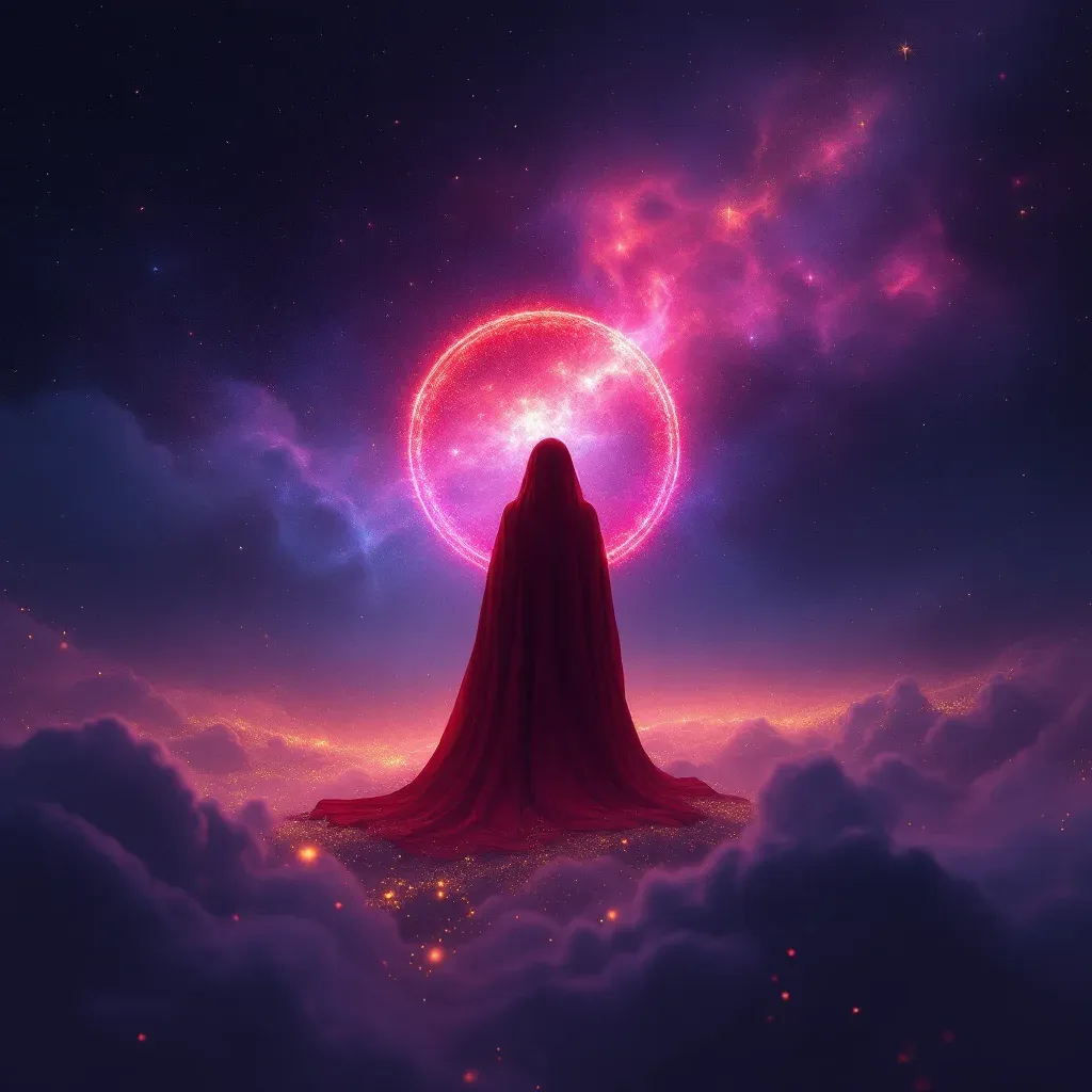 Kırmızı Cin — Cin Görmek Ama Korkmamak sembolünün kırmızı cin varyantını temsil eden cosmic mini görsel.