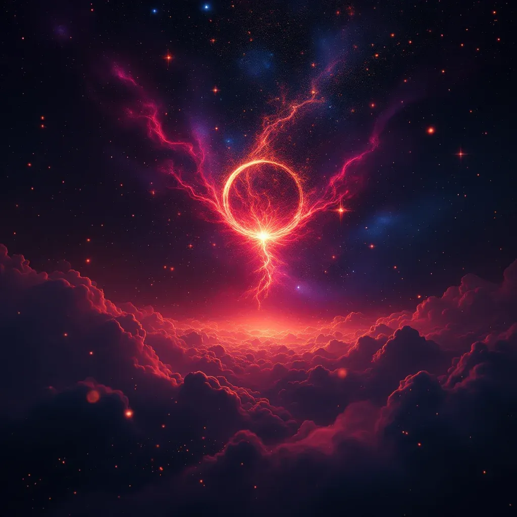 Kırmızı Detaylar — Kardeşiyle Evlendiğini sembolünün kırmızı detaylar varyantını temsil eden cosmic mini görsel.