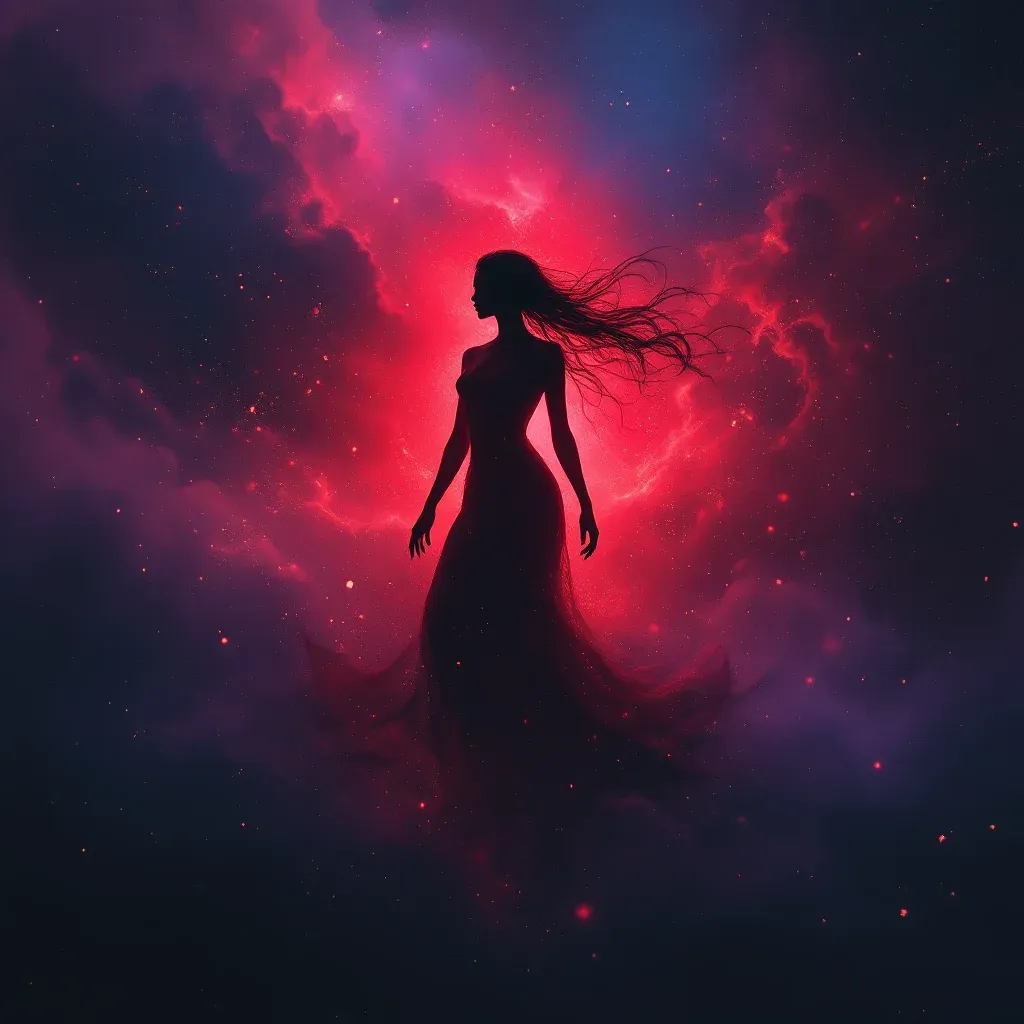 Kırmızı Düğün — Ruyada Dugune Gitmek sembolünün kırmızı düğün varyantını temsil eden cosmic mini görsel.