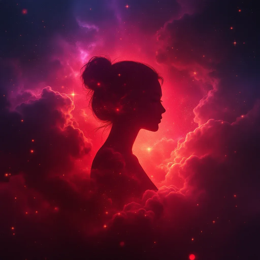 Kırmızı Figür — Birinin Seni Boğmaya Çalışması sembolünün kırmızı figür varyantını temsil eden cosmic mini görsel.