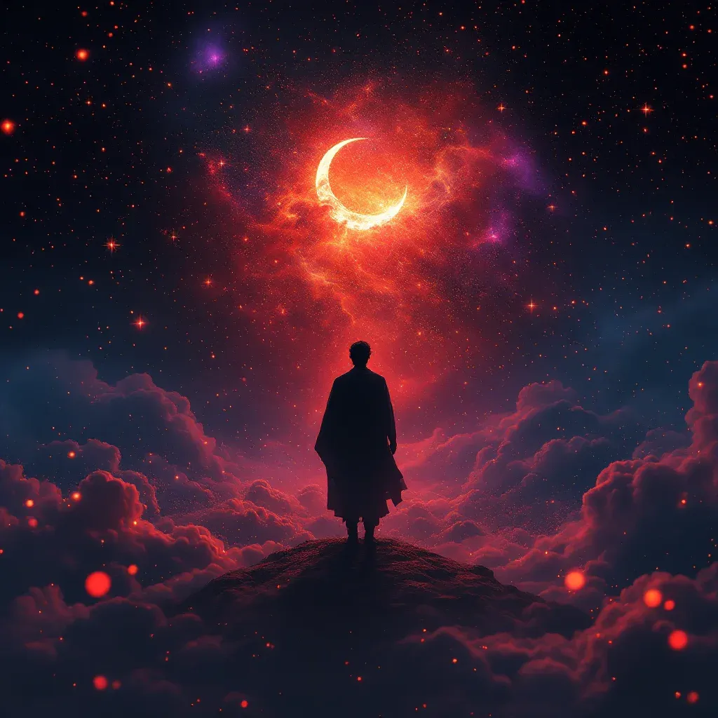 Kırmızı Giyimli Eski İş Arkadaşı — Eski İş Arkadaşını sembolünün kırmızı giyimli eski i̇ş arkadaşı varyantını temsil eden cosmic mini görsel.