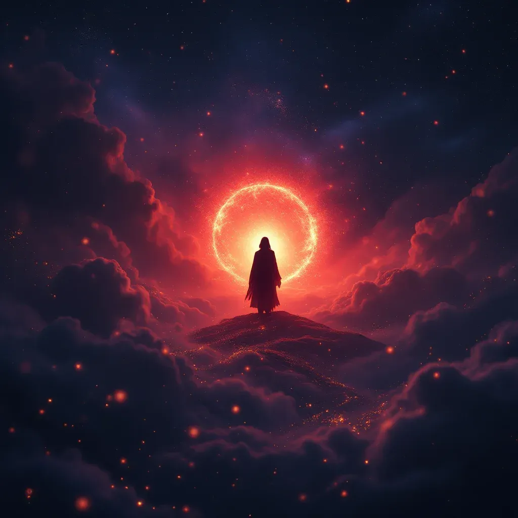 Kırmızı Görmek — Görmek sembolünün kırmızı görmek varyantını temsil eden cosmic mini görsel.