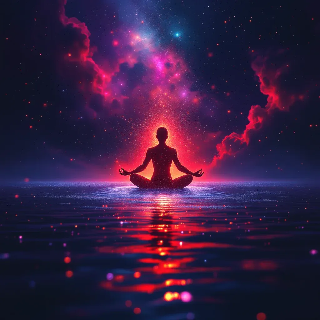 Kırmızı Halı Yıkamak — Halı Yıkamak sembolünün kırmızı halı yıkamak varyantını temsil eden cosmic mini görsel.