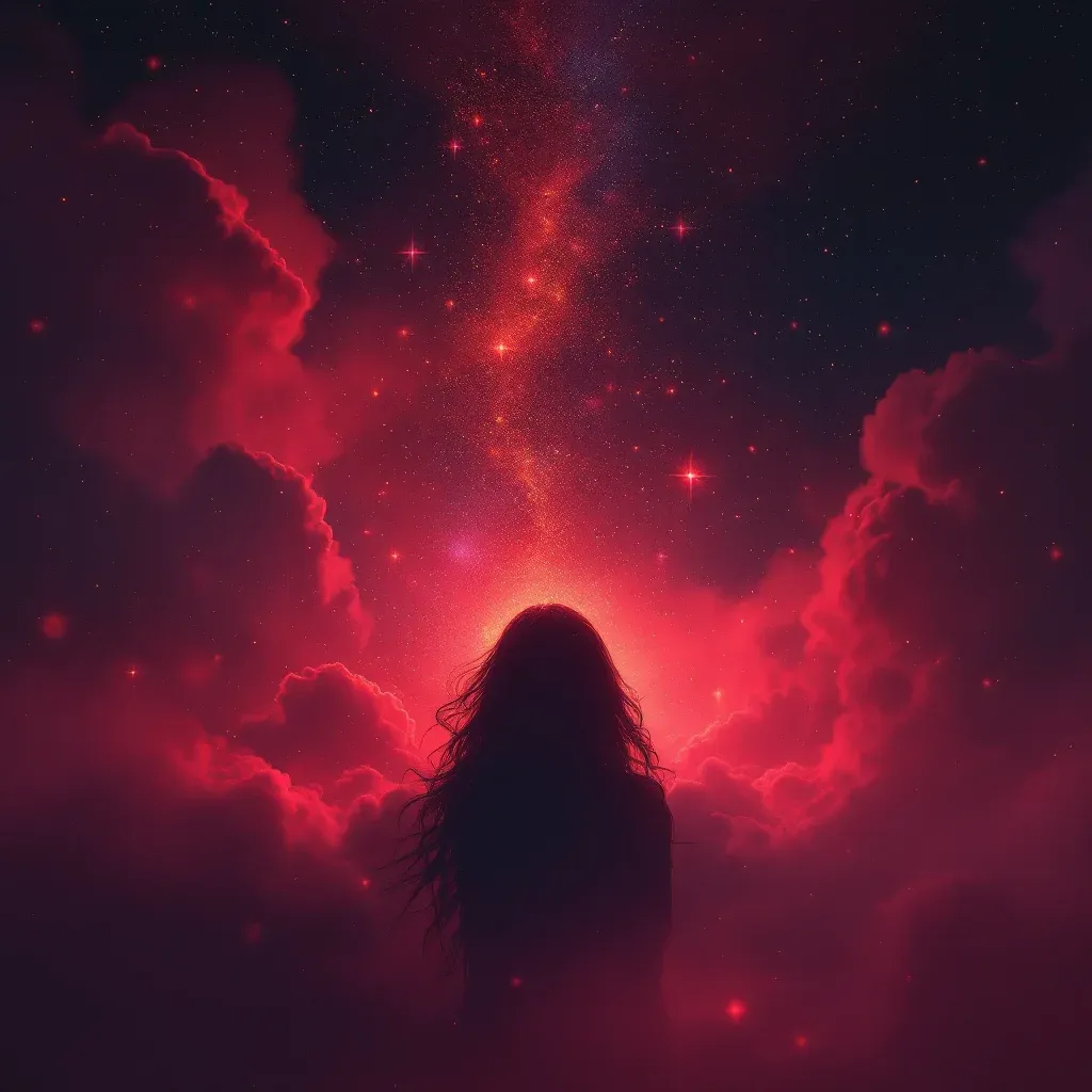 Kırmızı Kadın Elbisesi — Erkeğin Kadın Elbisesi Giymesi sembolünün kırmızı kadın elbisesi varyantını temsil eden cosmic mini görsel.