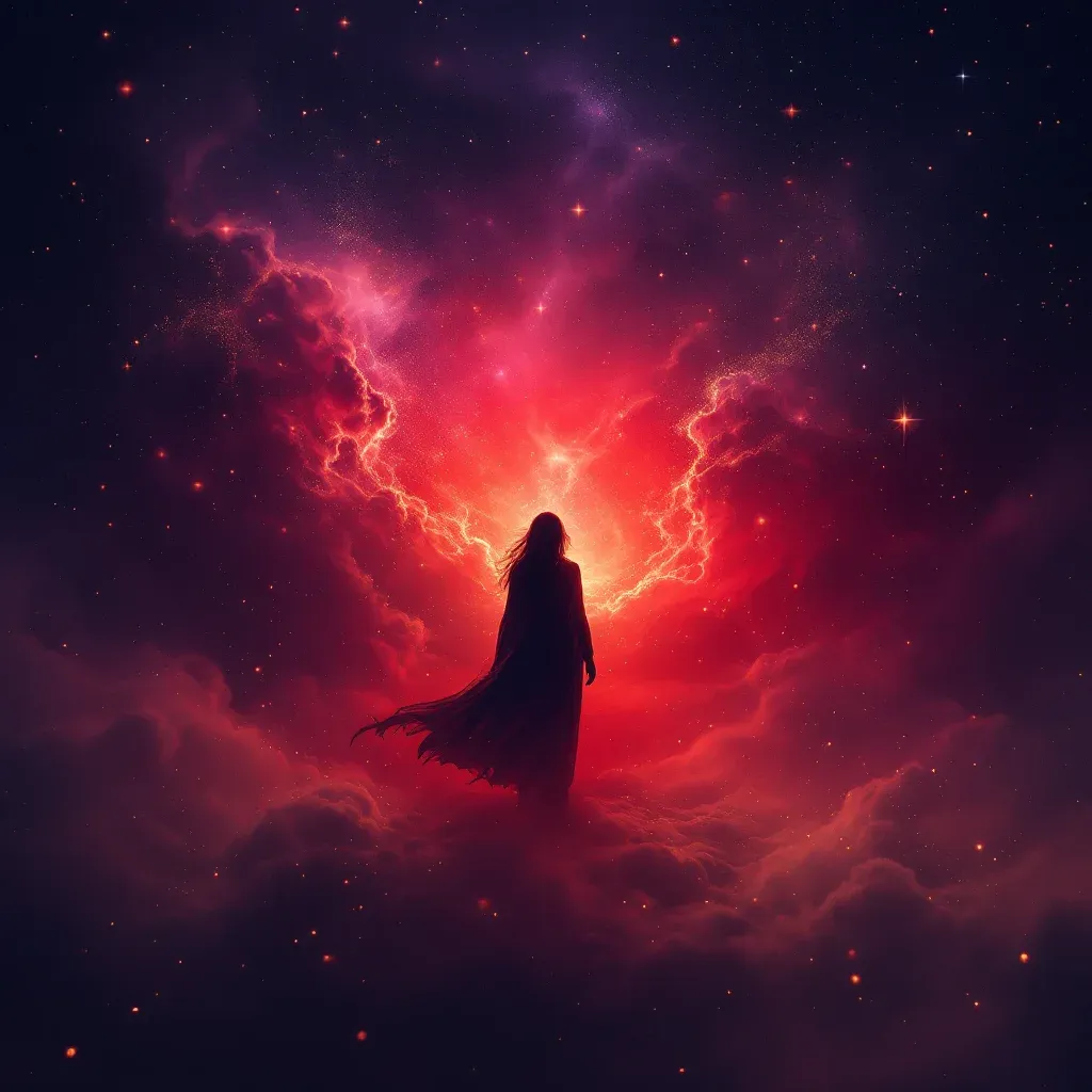 Kırmızı Kafa — Bedenden Ayrı Kafa sembolünün kırmızı kafa varyantını temsil eden cosmic mini görsel.