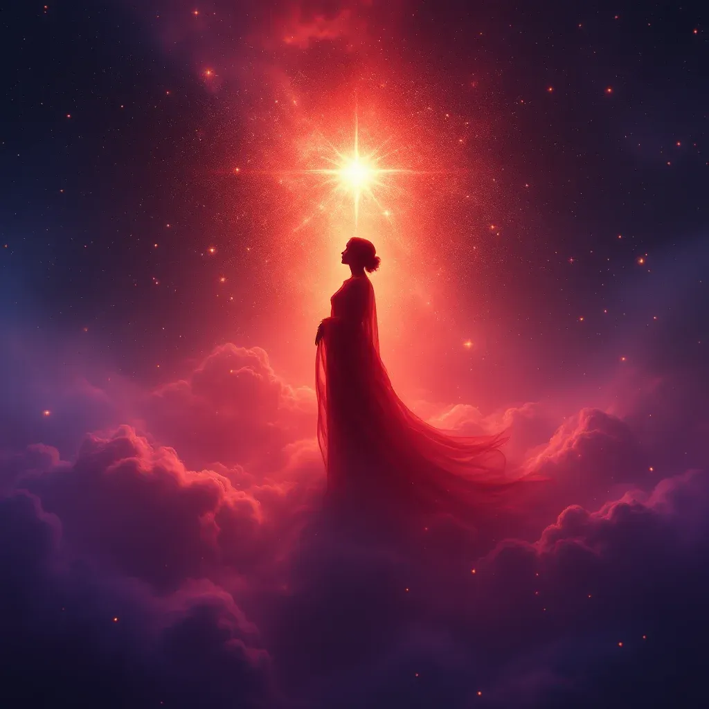 Kırmızı Rüya Yorumları — Rüya Yorumları sembolünün kırmızı rüya yorumları varyantını temsil eden cosmic mini görsel.