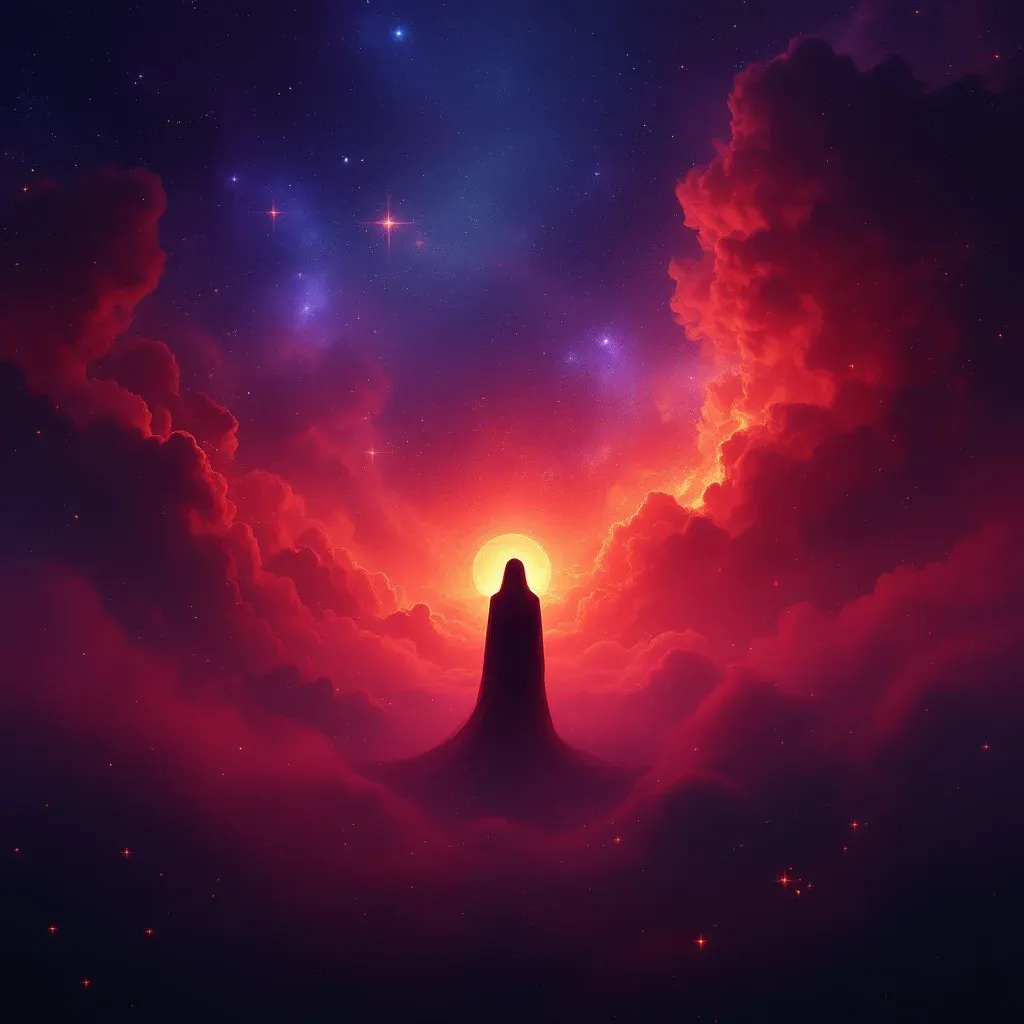 Kırmızı Tonlar — Kürtaj Olmak sembolünün kırmızı tonlar varyantını temsil eden cosmic mini görsel.