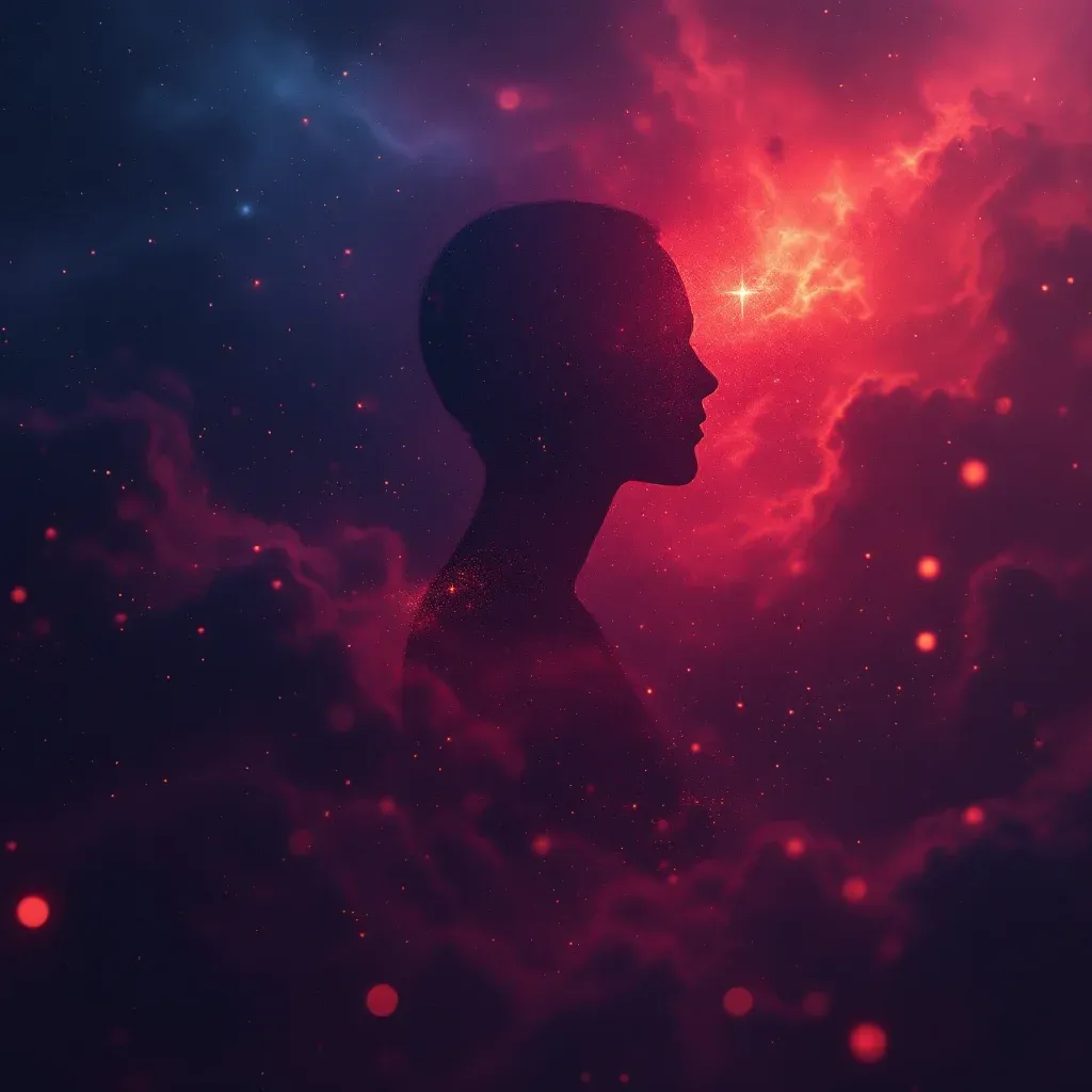Kırmızı ve Kan Kızılı Tonlar — Birinin Kalp Krizi Geçirdiğini sembolünün kırmızı ve kan kızılı tonlar varyantını temsil eden cosmic mini görsel.