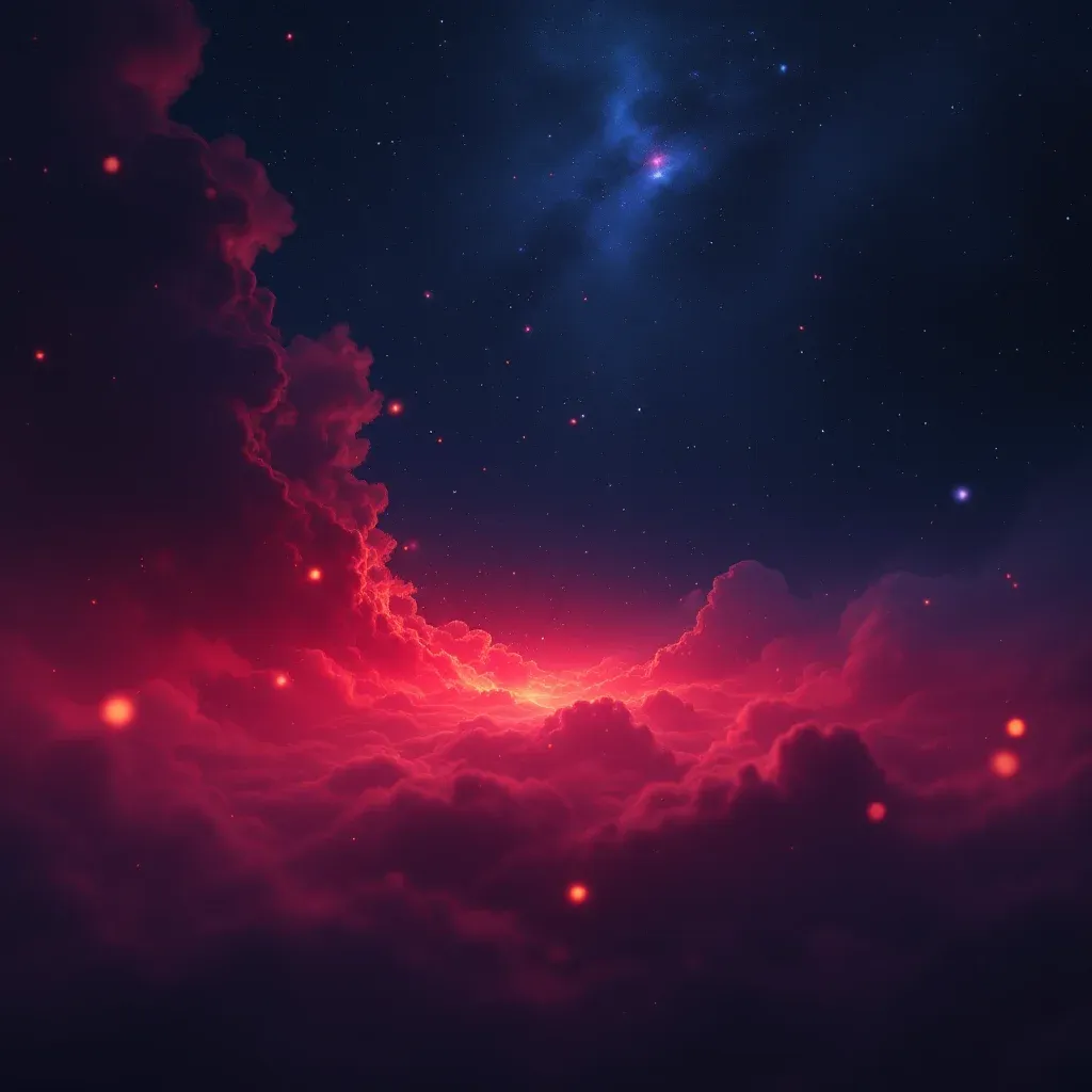 Rojo — mini imagen cósmica que representa la variante roja del símbolo de las interpretaciones de sueños.