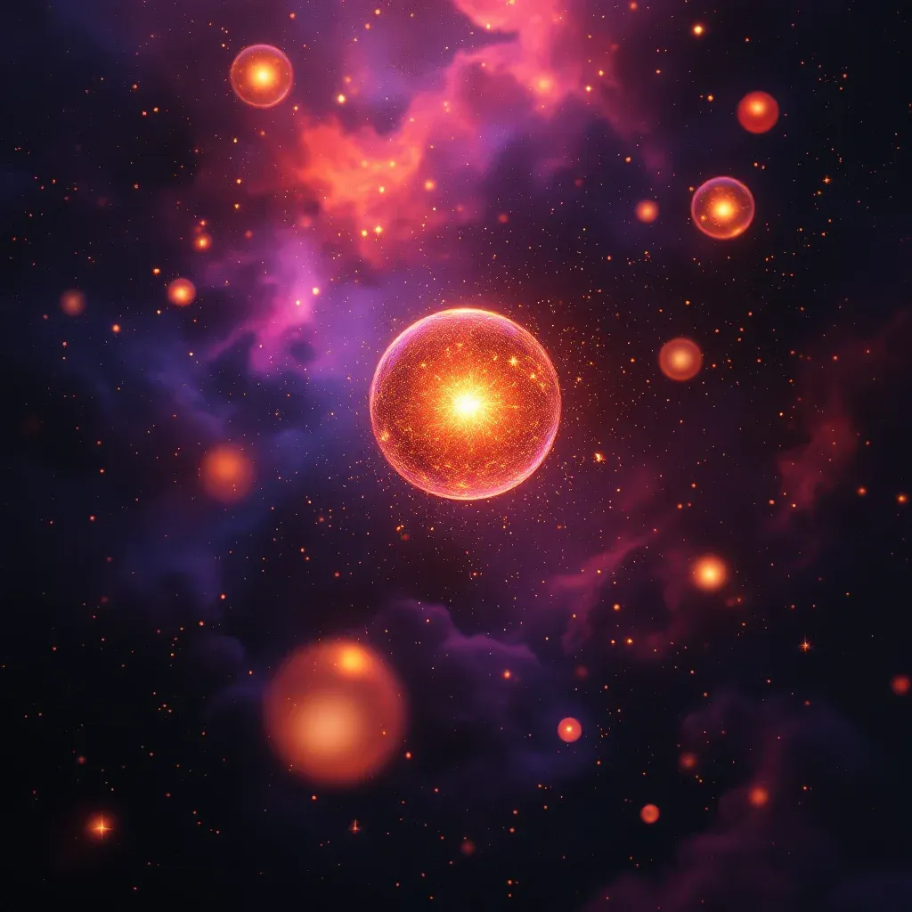 Kırmızımsı Altın — Altın Görmek İhya sembolünün kırmızımsı altın varyantını temsil eden cosmic mini görsel.