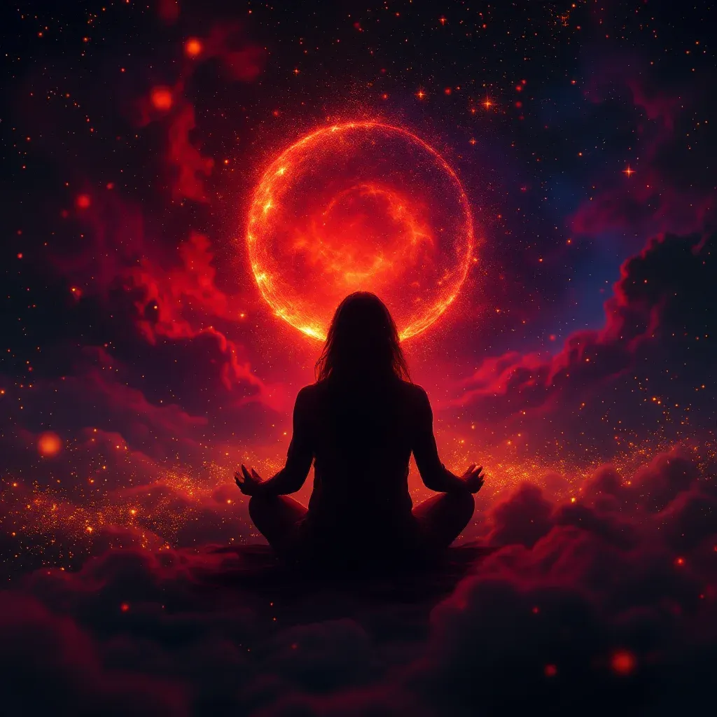 Koyu Kırmızı Adet Kanı — Adet Olduğunu sembolünün koyu kırmızı adet kanı varyantını temsil eden cosmic mini görsel.