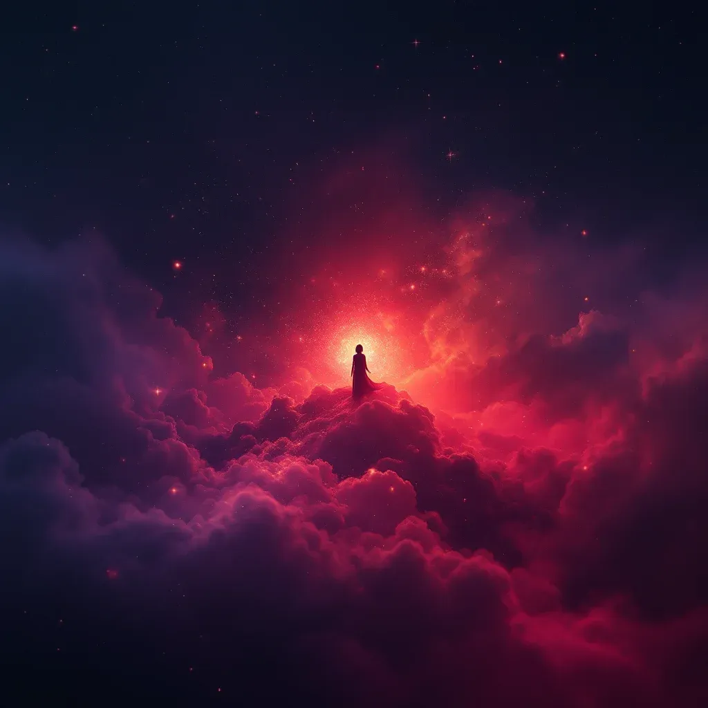 Koyu Kırmızı Kanama — Hamileyken Kanama Olduğunu sembolünün koyu kırmızı kanama varyantını temsil eden cosmic mini görsel.