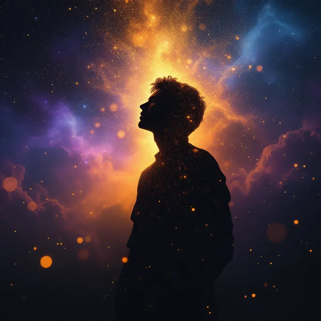 Koyu veya Siyah Akış — Bir Erkeğin İşediğini sembolünün koyu veya siyah akış varyantını temsil eden cosmic mini görsel.