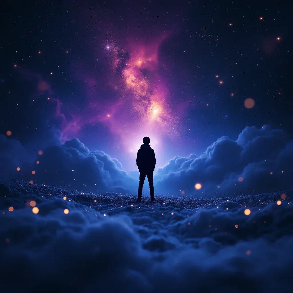 Mavi Internet — Internet sembolünün mavi internet varyantını temsil eden cosmic mini görsel.