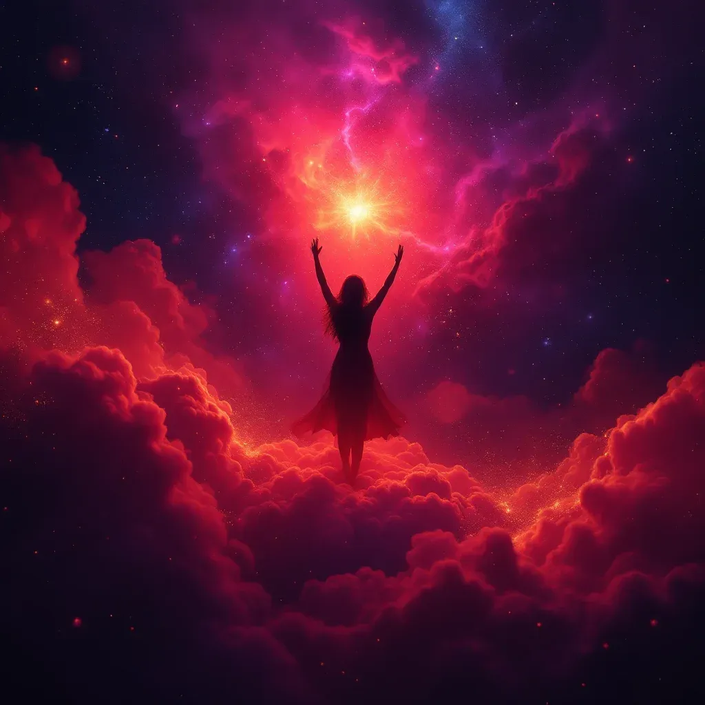 Parlak Kırmızı Kan — İdrardan Kan Gelmesi sembolünün parlak kırmızı kan varyantını temsil eden cosmic mini görsel.