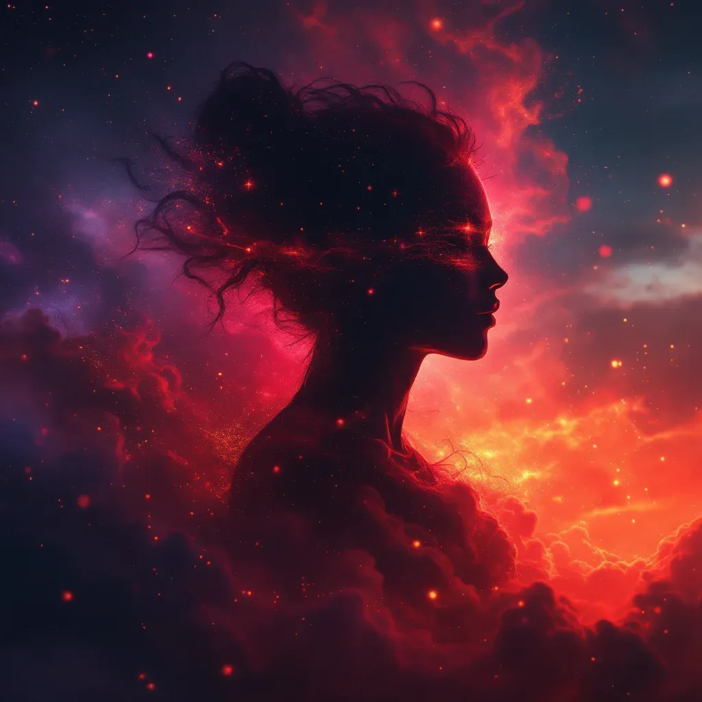 Parlak Kırmızı Kanama — Hamileyken Kanama Olduğunu sembolünün parlak kırmızı kanama varyantını temsil eden cosmic mini görsel.