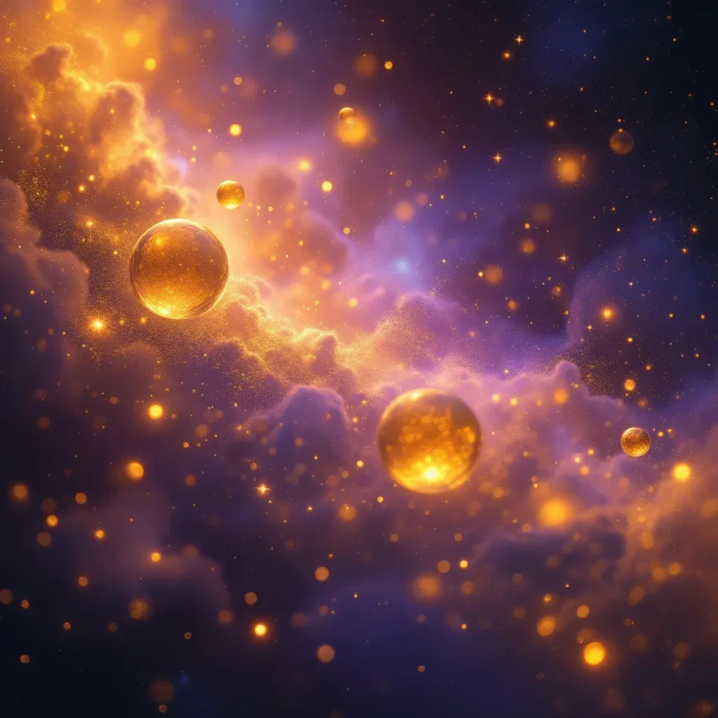 Parlak Sarı Altın — Altın sembolünün parlak sarı altın varyantını temsil eden cosmic mini görsel.