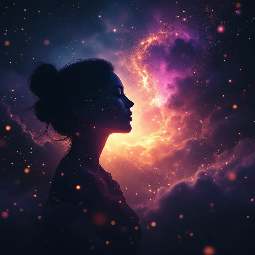 Sakin ve Saygılı Konuşmak — Sevgilinin Karısıyla Konuşmak sembolünün sakin ve saygılı konuşmak varyantını temsil eden cosmic mini görsel.