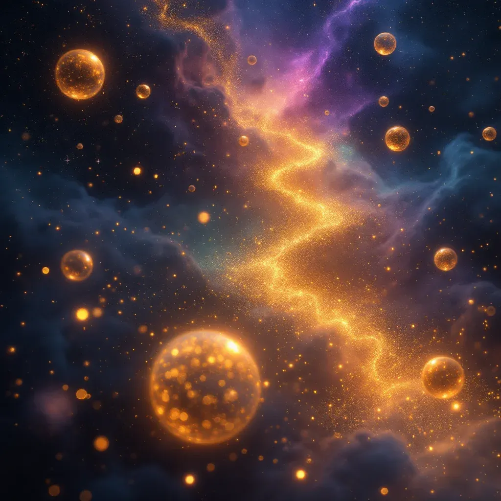 Sarı Altın — Altın Görmek İhya sembolünün sarı altın varyantını temsil eden cosmic mini görsel.
