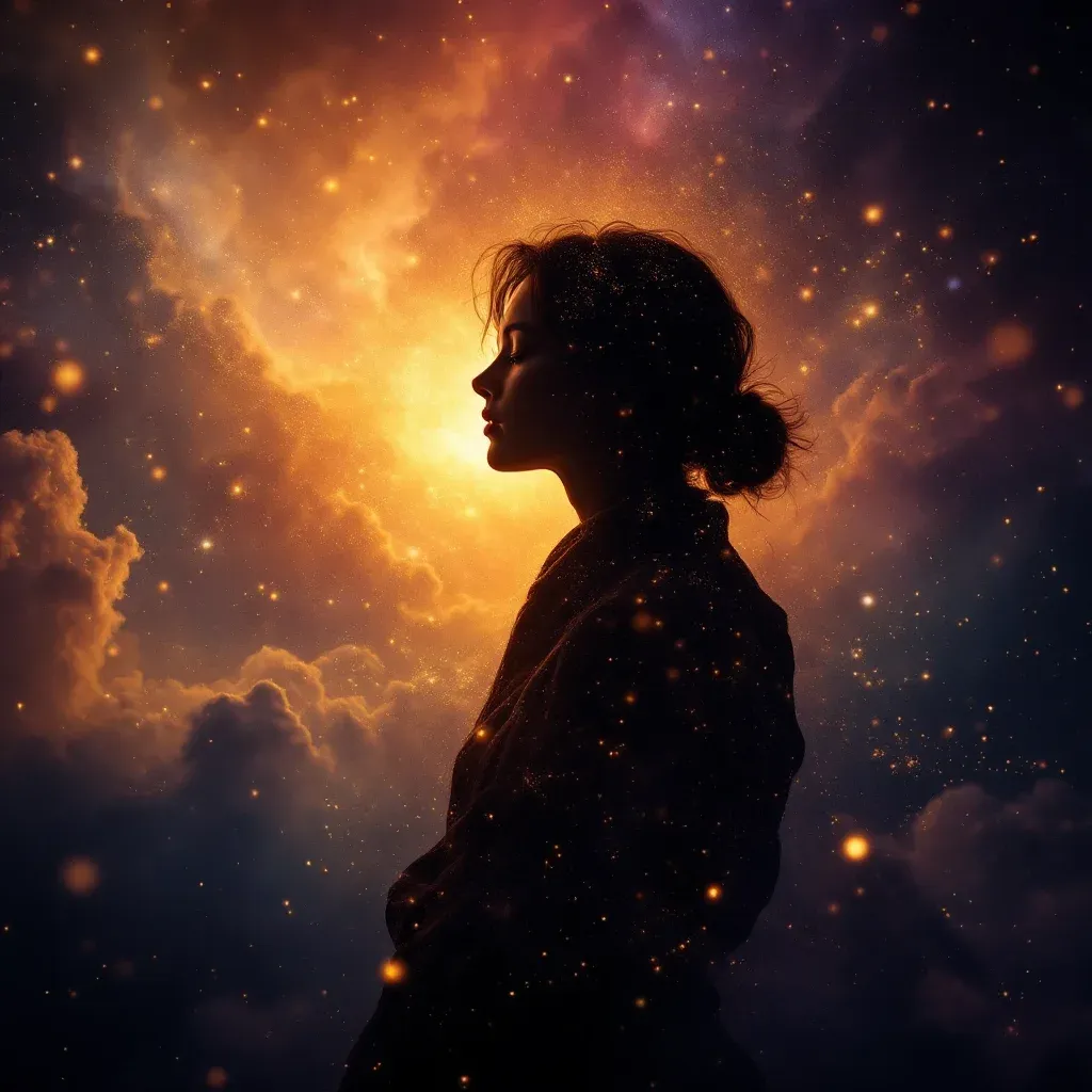 Sarı Bıyıklı Kadın — Bıyıklı Kadın sembolünün sarı bıyıklı kadın varyantını temsil eden cosmic mini görsel.