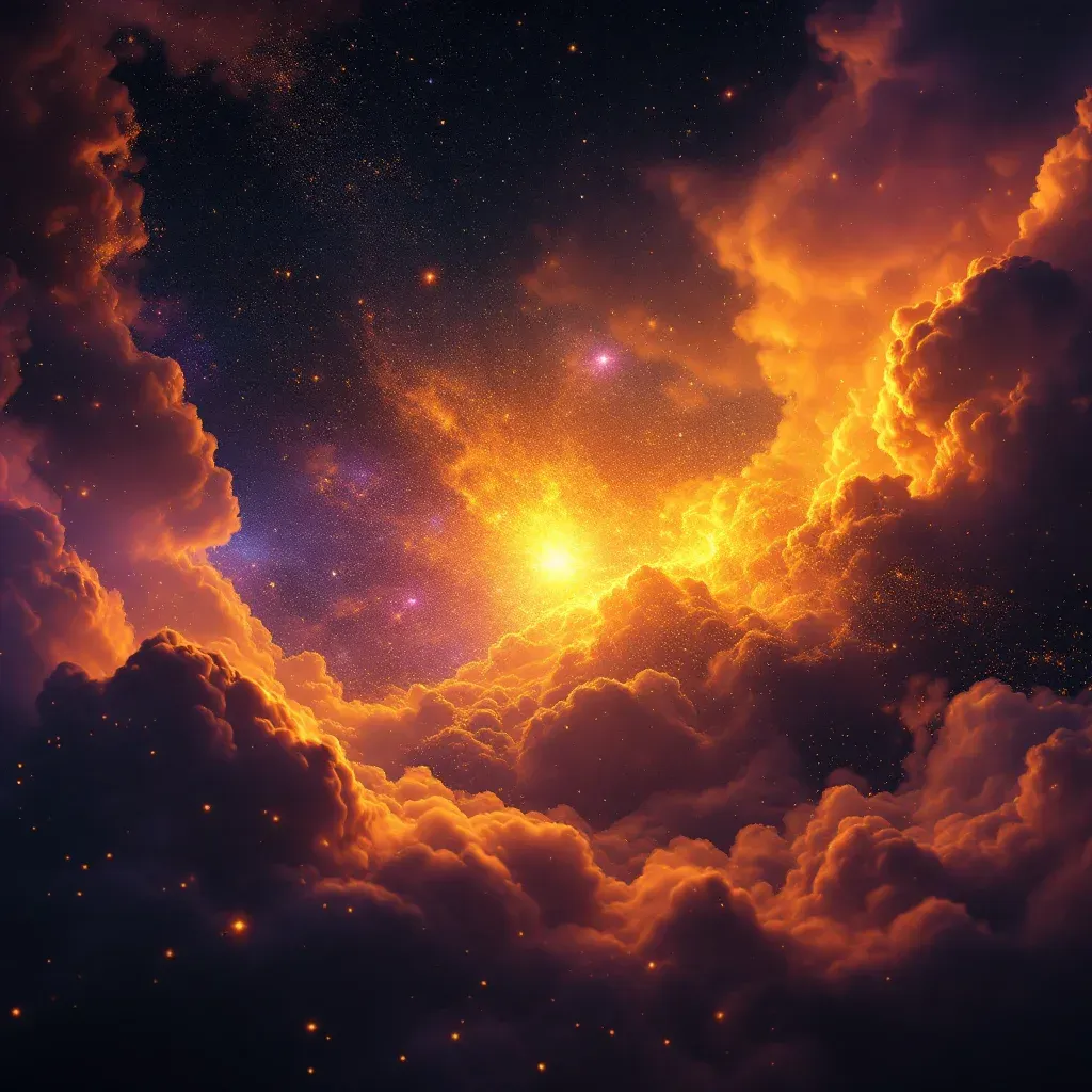 Sarı Çiçek — Çiçek Söküp Dikmek sembolünün sarı çiçek varyantını temsil eden cosmic mini görsel.
