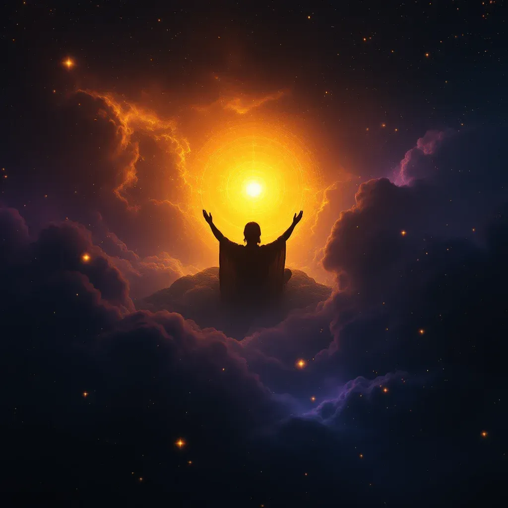 Sarı Hamilelik — Kendini Hamile Görmek Diyanet sembolünün sarı hamilelik varyantını temsil eden cosmic mini görsel.
