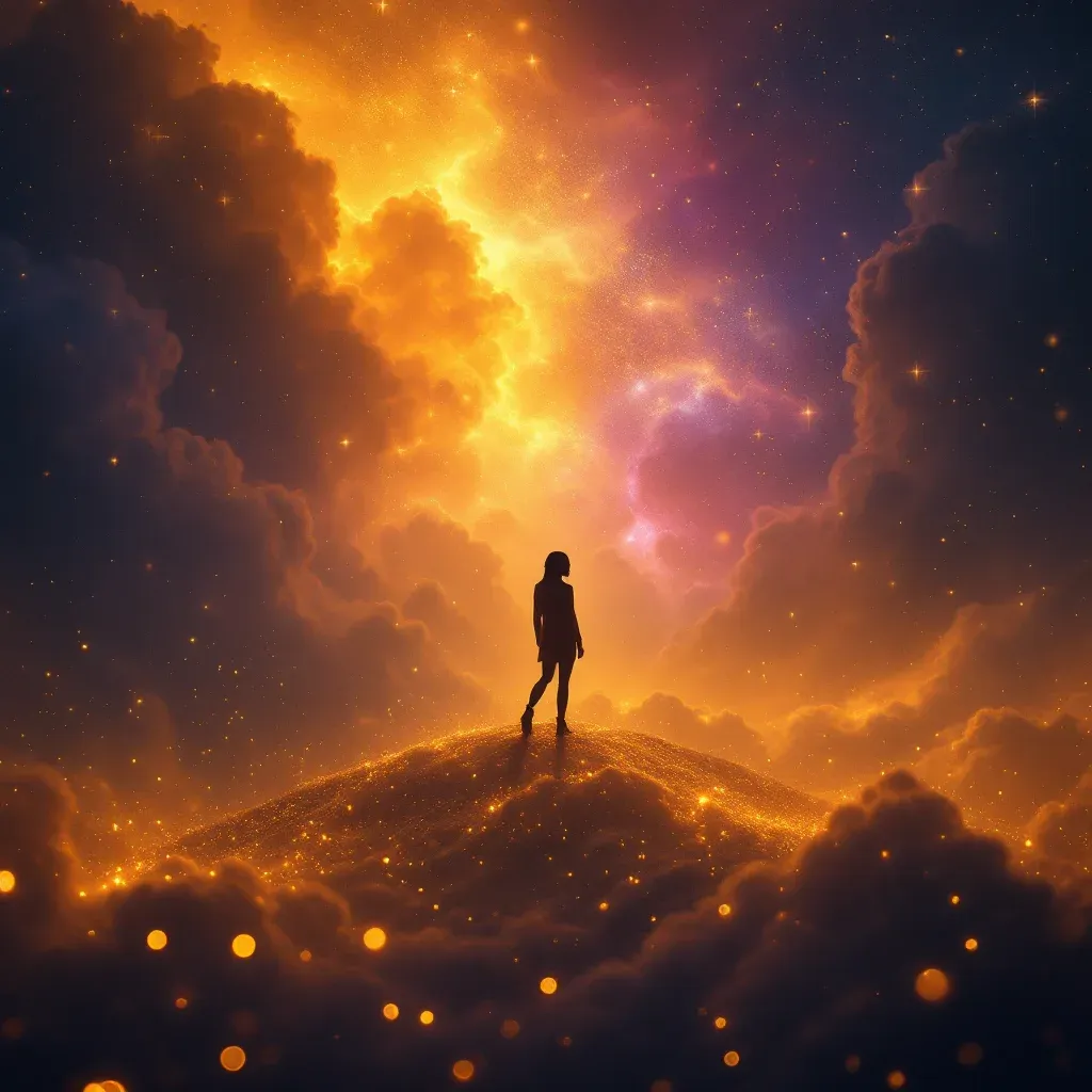 Sarı Kız Bebek — Kız Bebek Doğurmak sembolünün sarı kız bebek varyantını temsil eden cosmic mini görsel.
