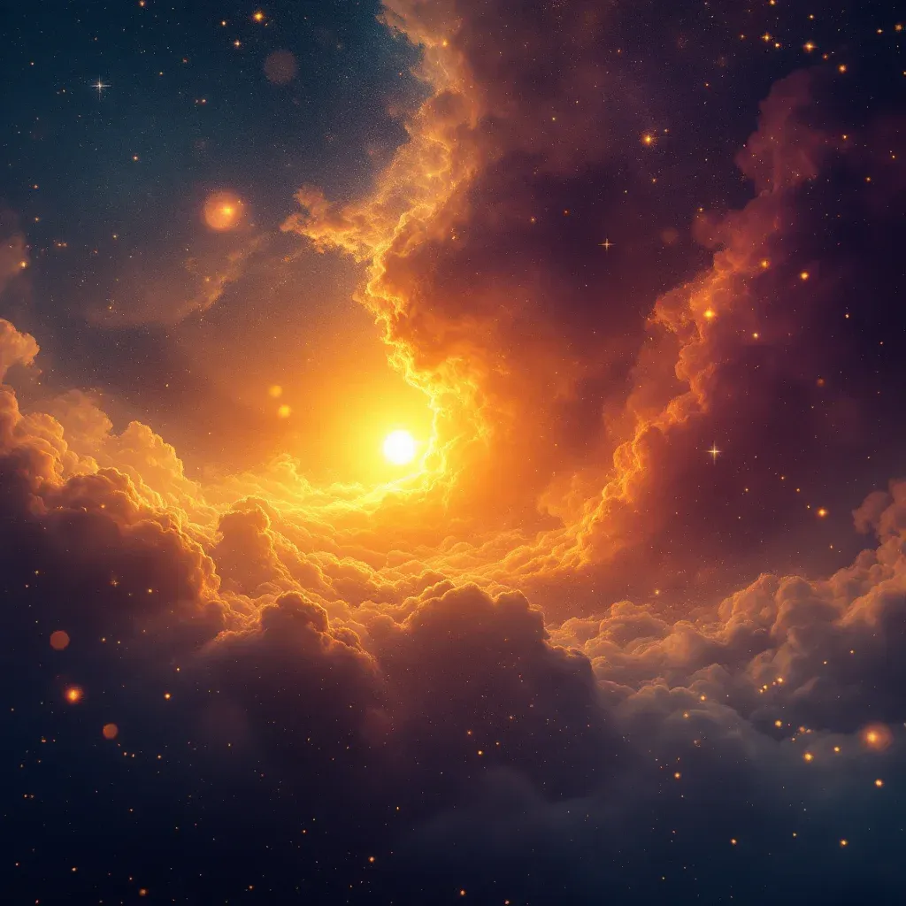 Sarı Tonlu Birinin Kaçması — Birinin Kaçtığını sembolünün sarı tonlu birinin kaçması varyantını temsil eden cosmic mini görsel.