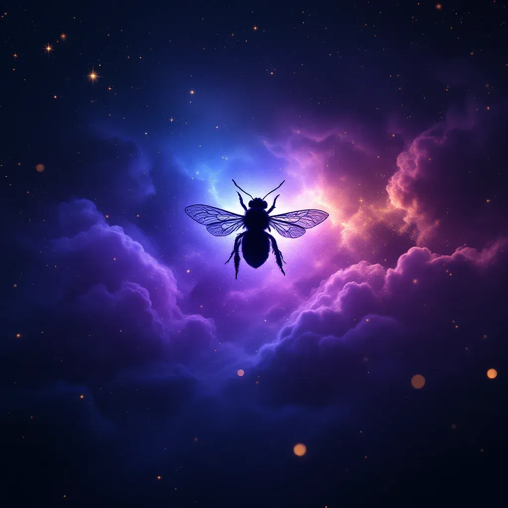 Siyah Arı — Arı sembolünün siyah arı varyantını temsil eden cosmic mini görsel.