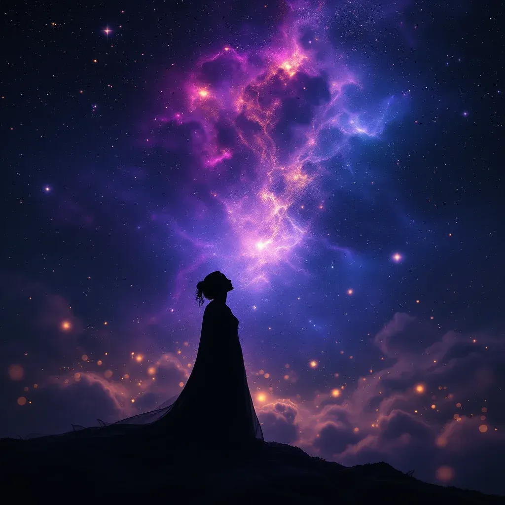 Siyah Çağıran Kişi — Birinin Seni Çağırması sembolünün siyah çağıran kişi varyantını temsil eden cosmic mini görsel.