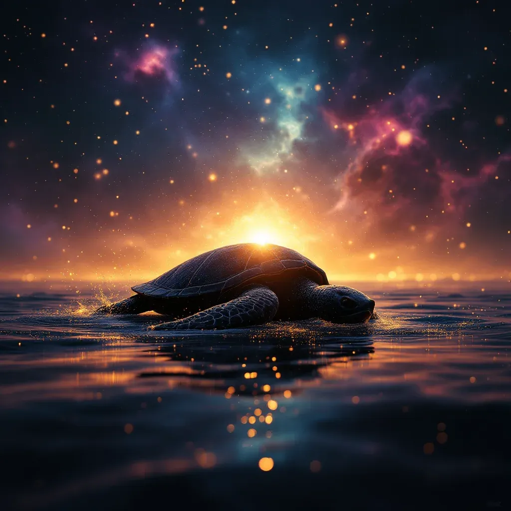 Siyah Caretta Caretta — Caretta Caretta sembolünün siyah caretta caretta varyantını temsil eden cosmic mini görsel.
