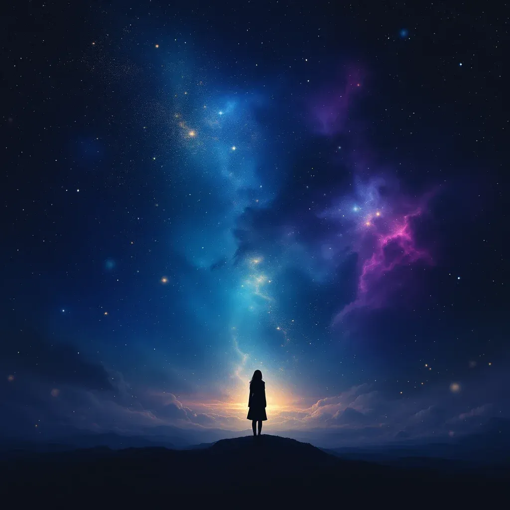 Siyah Giyimli Borçlu Kişi — Borçlu Olduğun Kişiyle Konuşmak sembolünün siyah giyimli borçlu kişi varyantını temsil eden cosmic mini görsel.