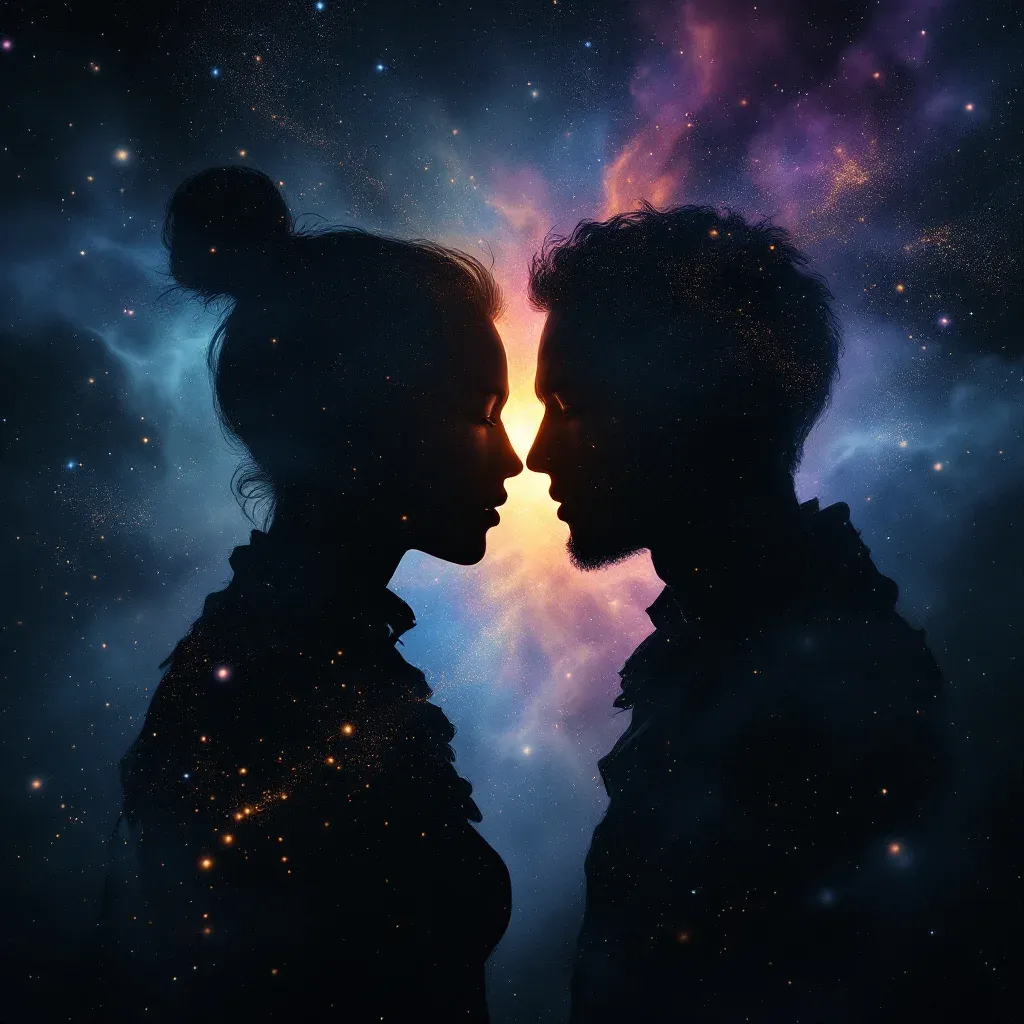 Siyah Gölge İçinde Kavga — Tanıdık Biriyle Kavga Etmek sembolünün siyah gölge i̇çinde kavga varyantını temsil eden cosmic mini görsel.