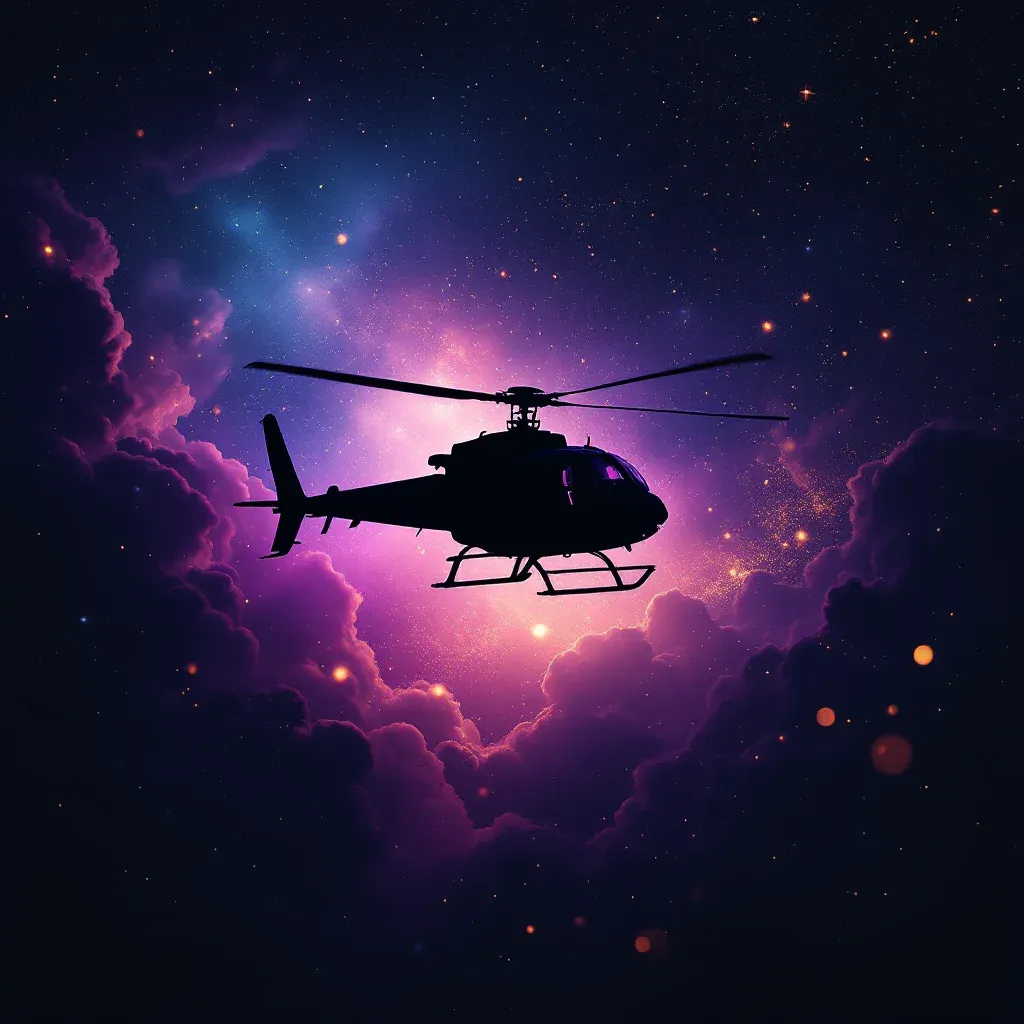Siyah Helikopter — Helikopter sembolünün siyah helikopter varyantını temsil eden cosmic mini görsel.