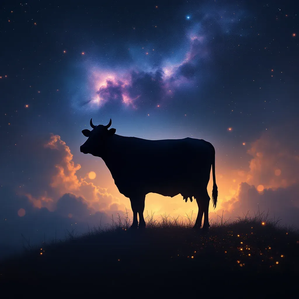 Siyah İnek — İnek sembolünün siyah i̇nek varyantını temsil eden cosmic mini görsel.