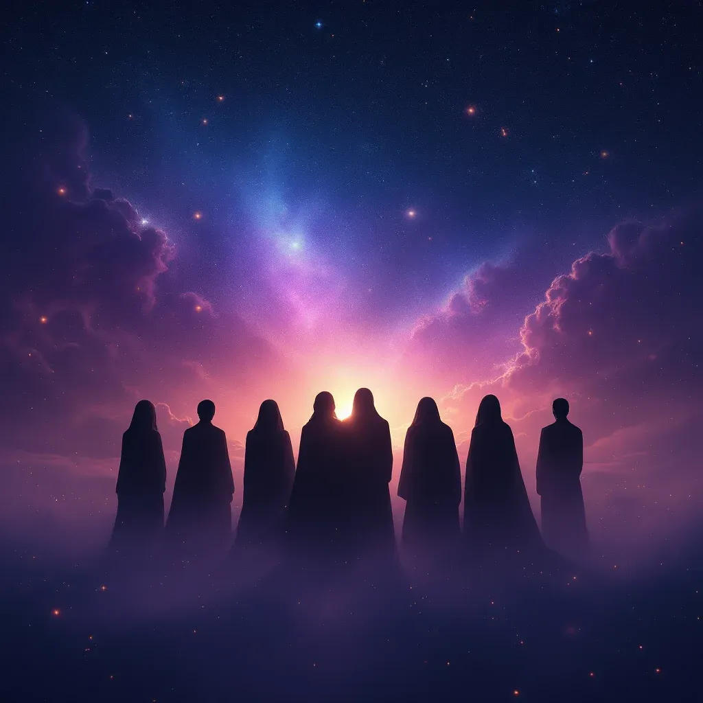 Siyah Keçi Sürüsü — Keçi Sürüsü sembolünün siyah keçi sürüsü varyantını temsil eden cosmic mini görsel.
