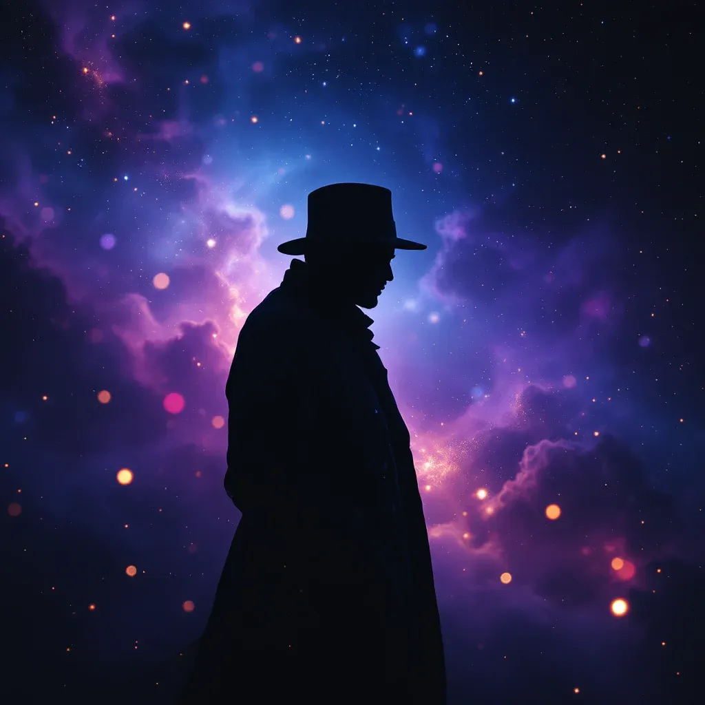 Siyah Kıyafetli Erkek Doktor — Erkek Doktor sembolünün siyah kıyafetli erkek doktor varyantını temsil eden cosmic mini görsel.