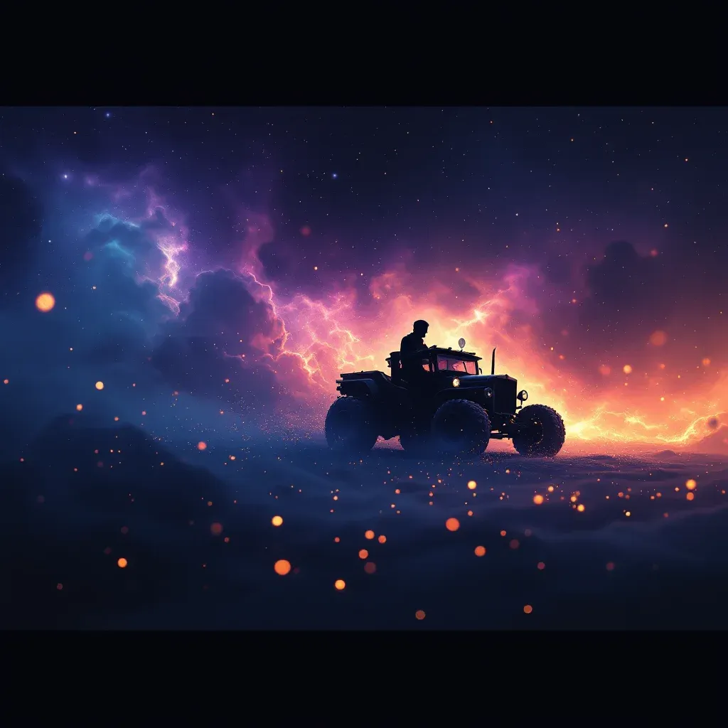 Siyah Motor — Motor Almak sembolünün siyah motor varyantını temsil eden cosmic mini görsel.